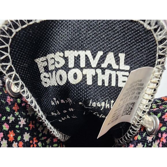 Converse Chuck Taylor All Star High Festival Embroidered Fruits Florals Size 10 - Picture 10 of 11